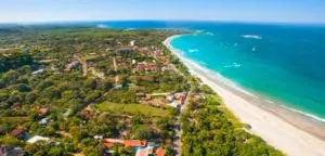 Flygfoto över Tamarindo